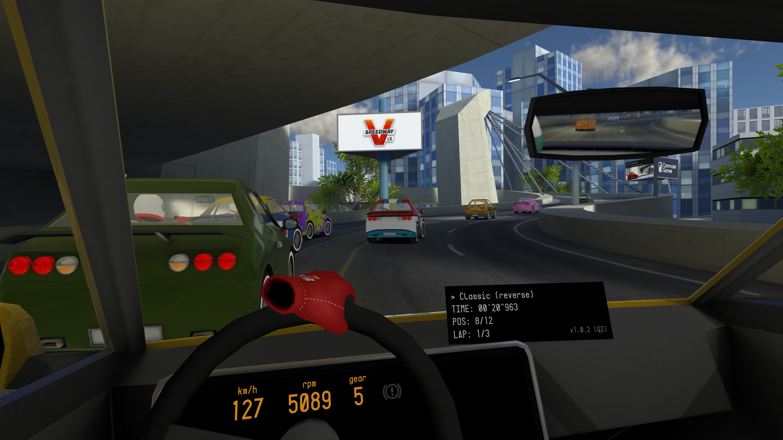 Oculus Quest 游戏《V-Speedway》模拟赛车驾驶VR V-Speedway Oculus Meta Quest VR Game