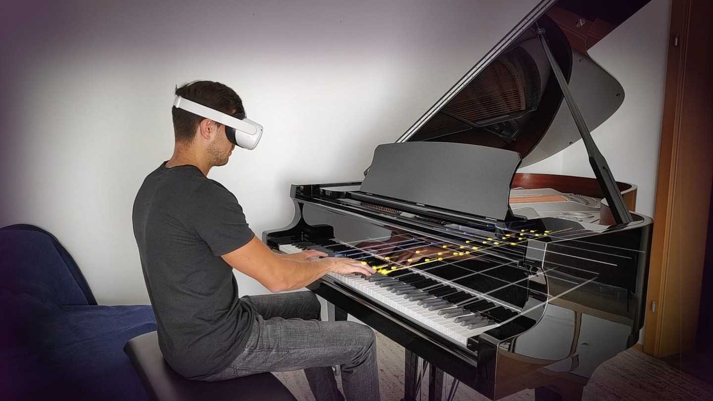 Oculus Quest 游戏《魔术钢琴》Magic Keys Magic Keys - Mixed Reality Piano Learning Quest VR Games