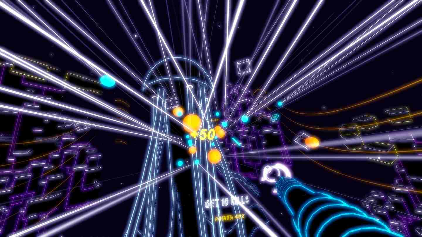 Oculus Quest 游戏《霓虹爆破 VR》Neon Blast VR Neon Blast VR Quest VR Games