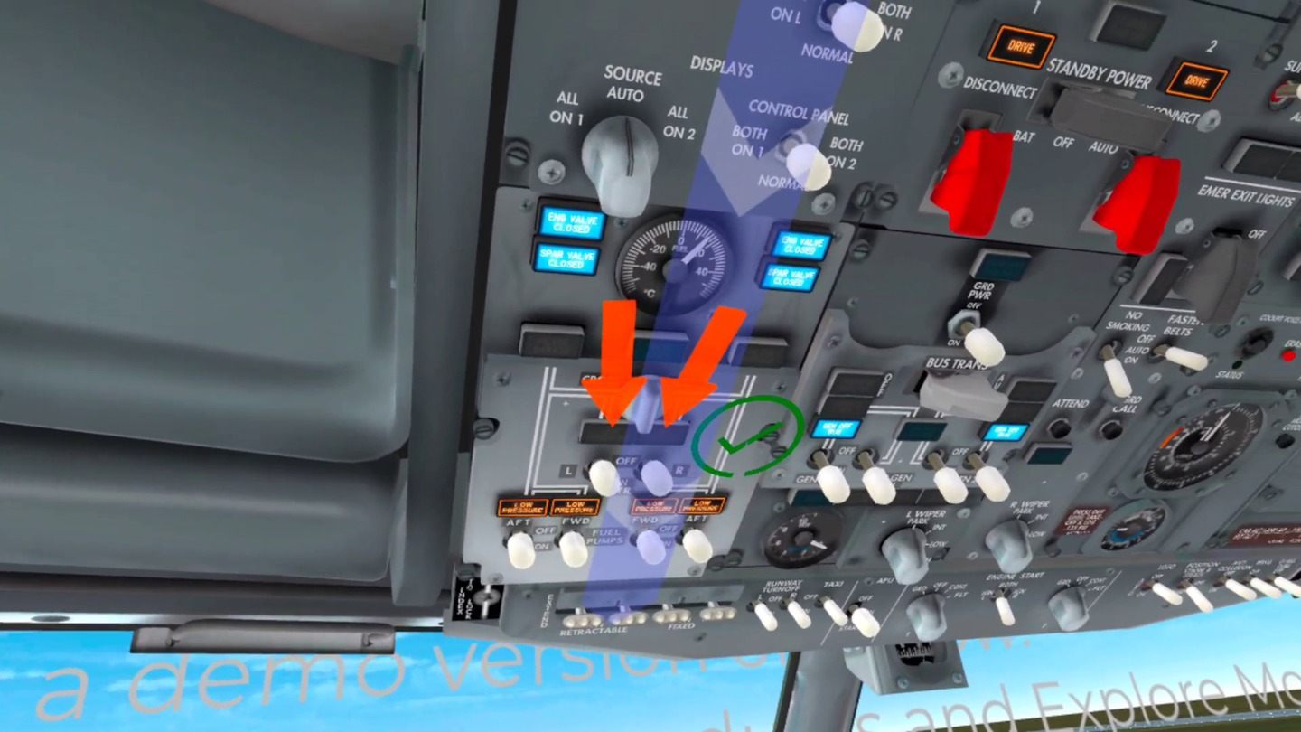 Oculus Quest 游戏《VRflow B737NG》飞行模拟 空客B737N VRflow B737NG Quest Games