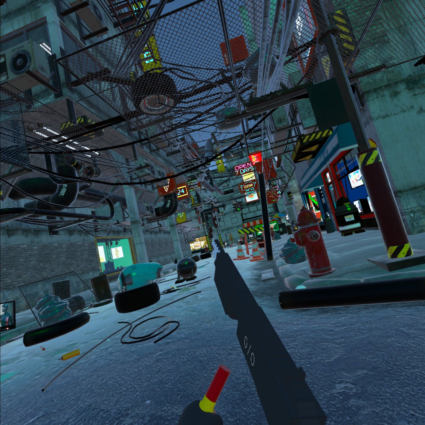 Meta Quest 游戏《Cyber City VR》网络城市 VR Cyber City Quest VR Game
