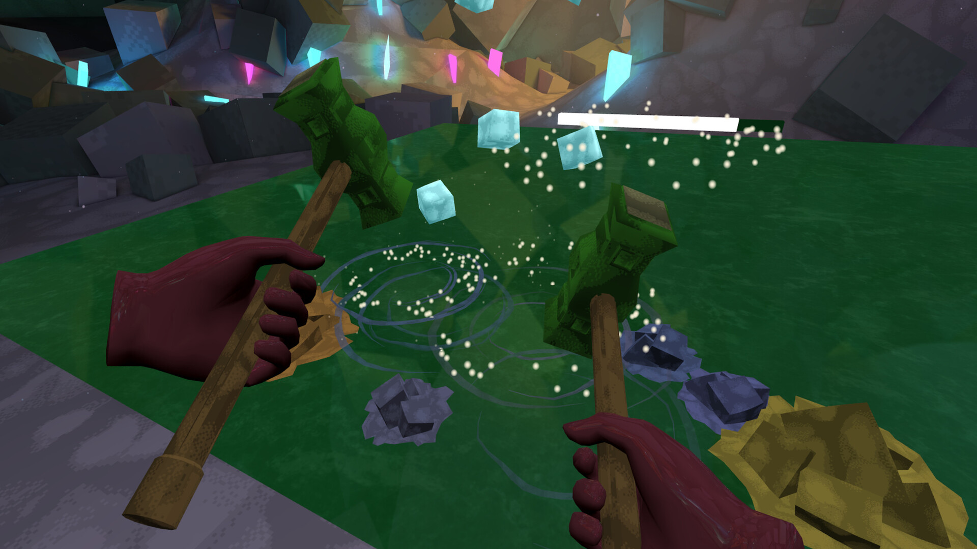 Oculus Quest 游戏《捶地王》Hammerground: Splat! Hammerground: Splat VR Quest Game