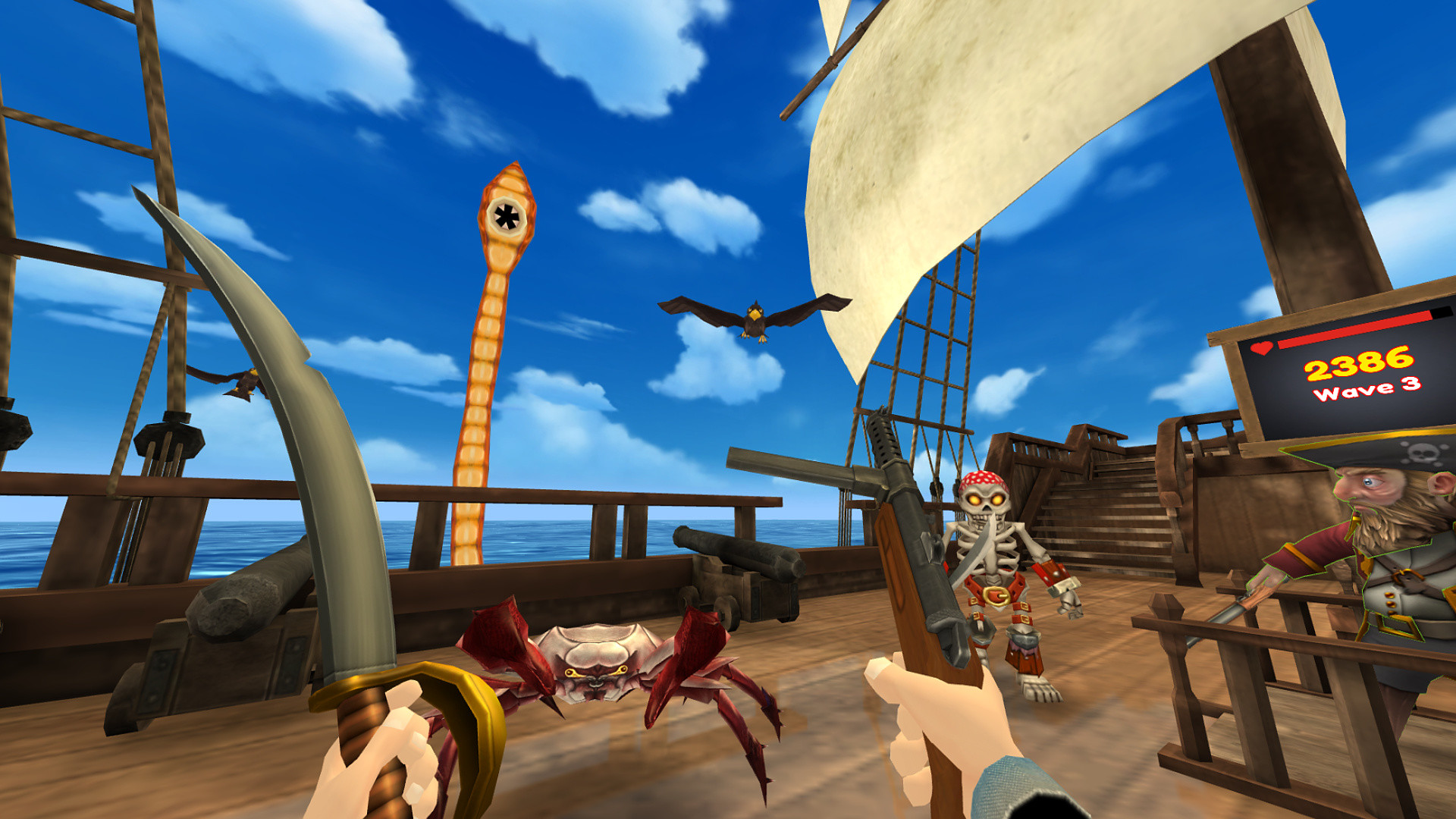Oculus Quest 游戏《甲板上的海盗》Pirates on Deck VR Pirates on Deck VR Quest Games