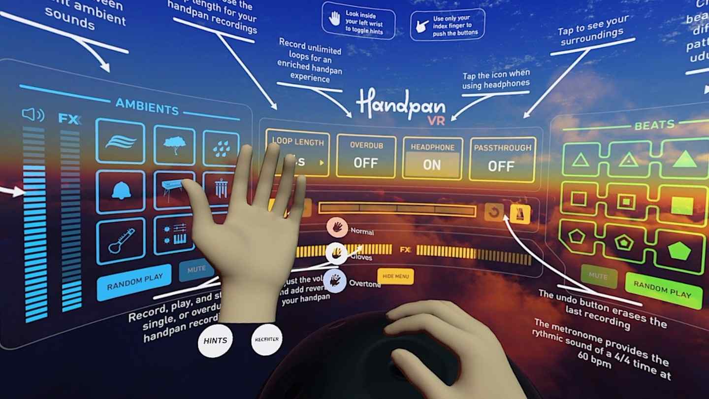 Oculus Quest 游戏《手碟 VR》Handpan VR Handpan VR Oculus Meta Quest Games