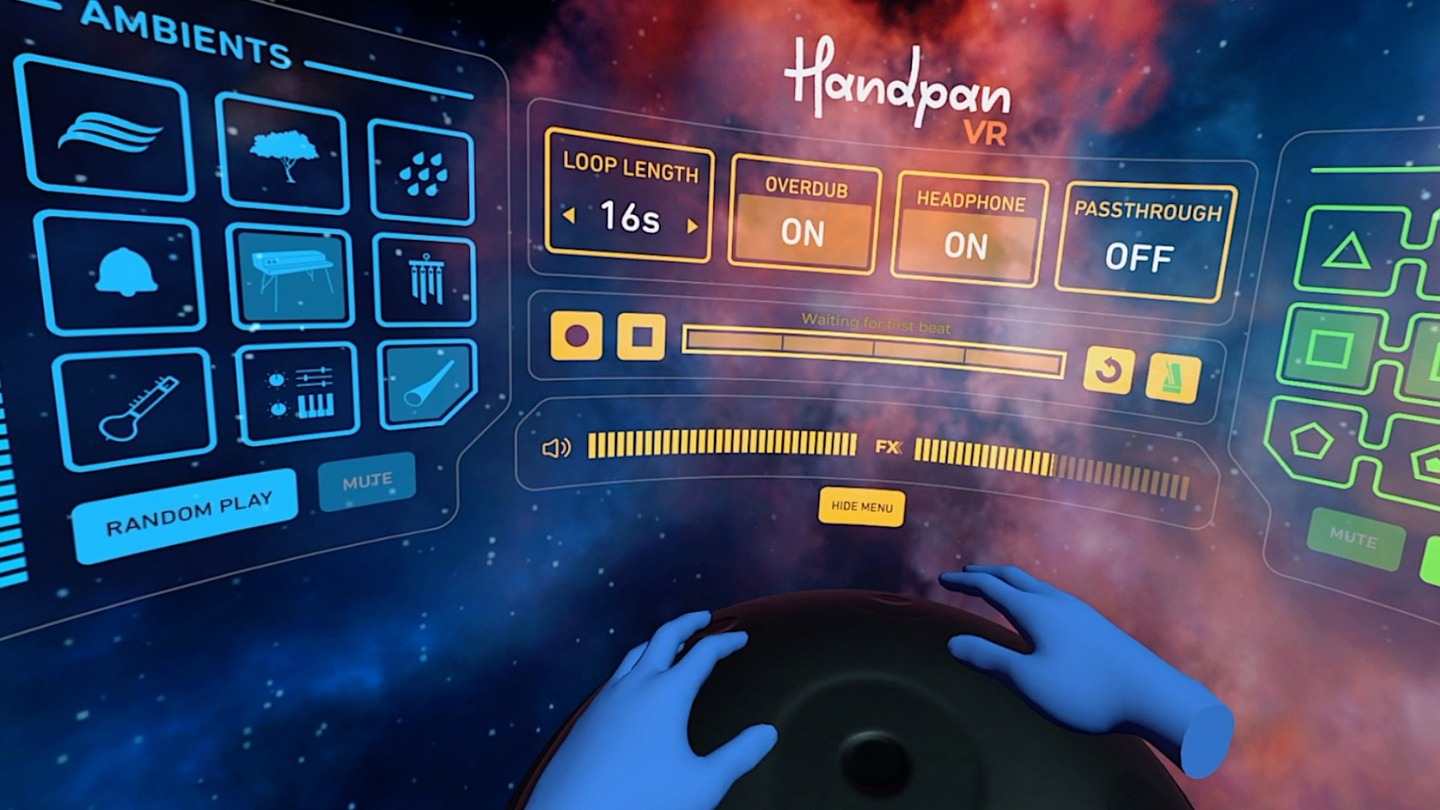 Oculus Quest 游戏《手碟 VR》Handpan VR Handpan VR Oculus Meta Quest Games