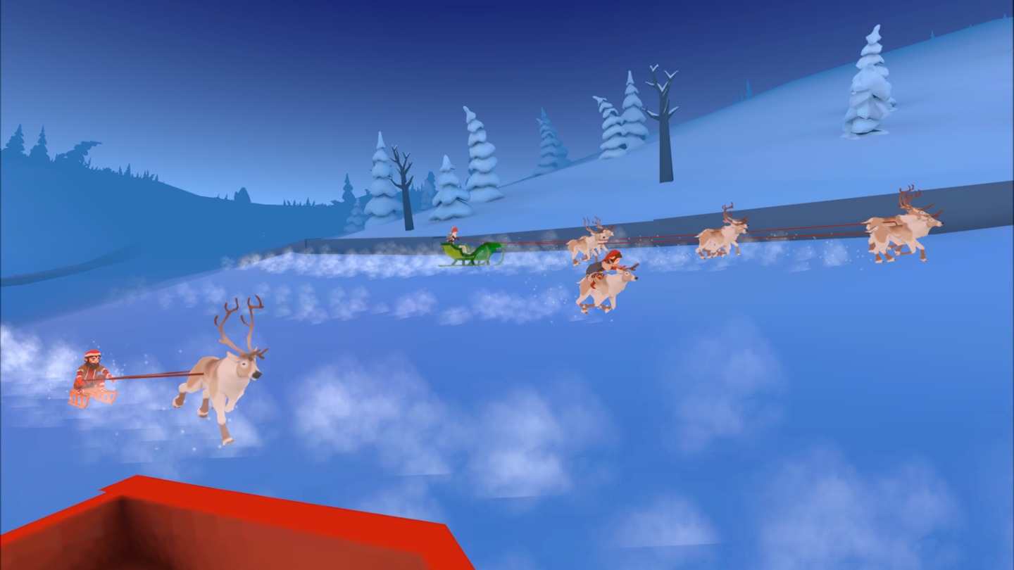 Oculus Quest 游戏《2021 年圣诞老人驯鹿赛》Santa’s Reindeer Racing 2021 Santa's Reindeer Racing 2021 Oculus Meta Quest VR Games