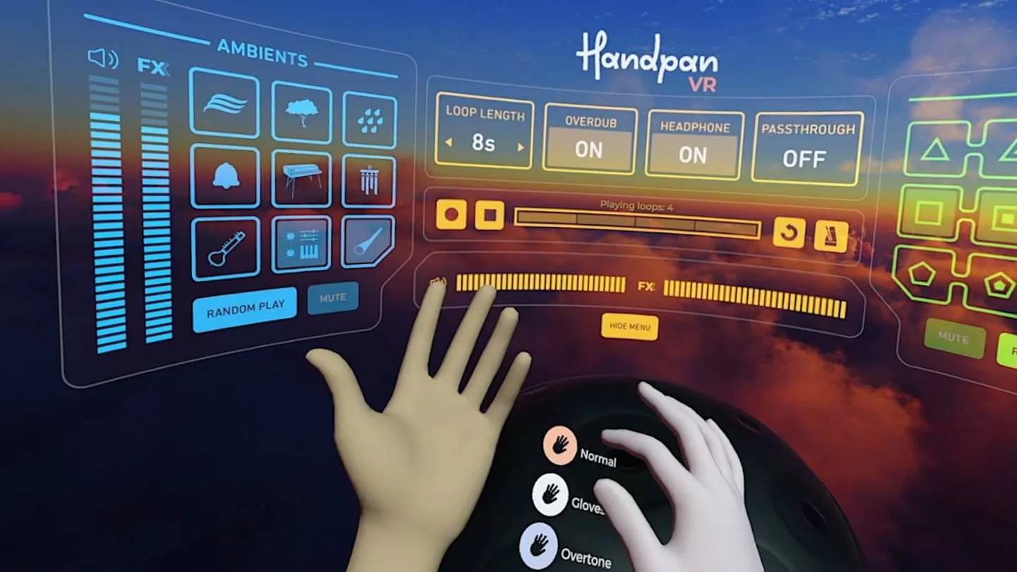 Oculus Quest 游戏《手碟 VR》Handpan VR Handpan VR Oculus Meta Quest Games