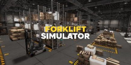 Oculus Quest 游戏《叉车驾驶模拟器》Chalkbites Forklift Simulator Forklift Chalkbites Simulator oculus Meta Quest VR Games