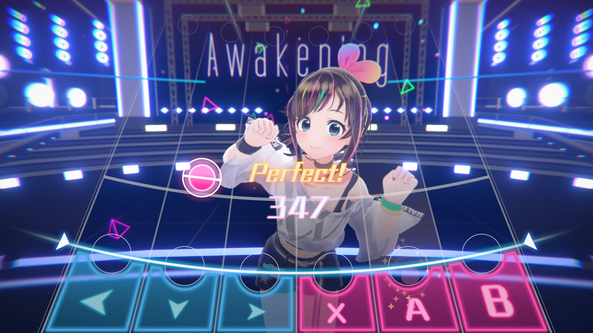 Oculus Quest 游戏《绊爱-触摸节拍》Kizuna AI – Touch the Beat! Kizuna AI - Touch the Beat Oculus Meta Quest VR Games