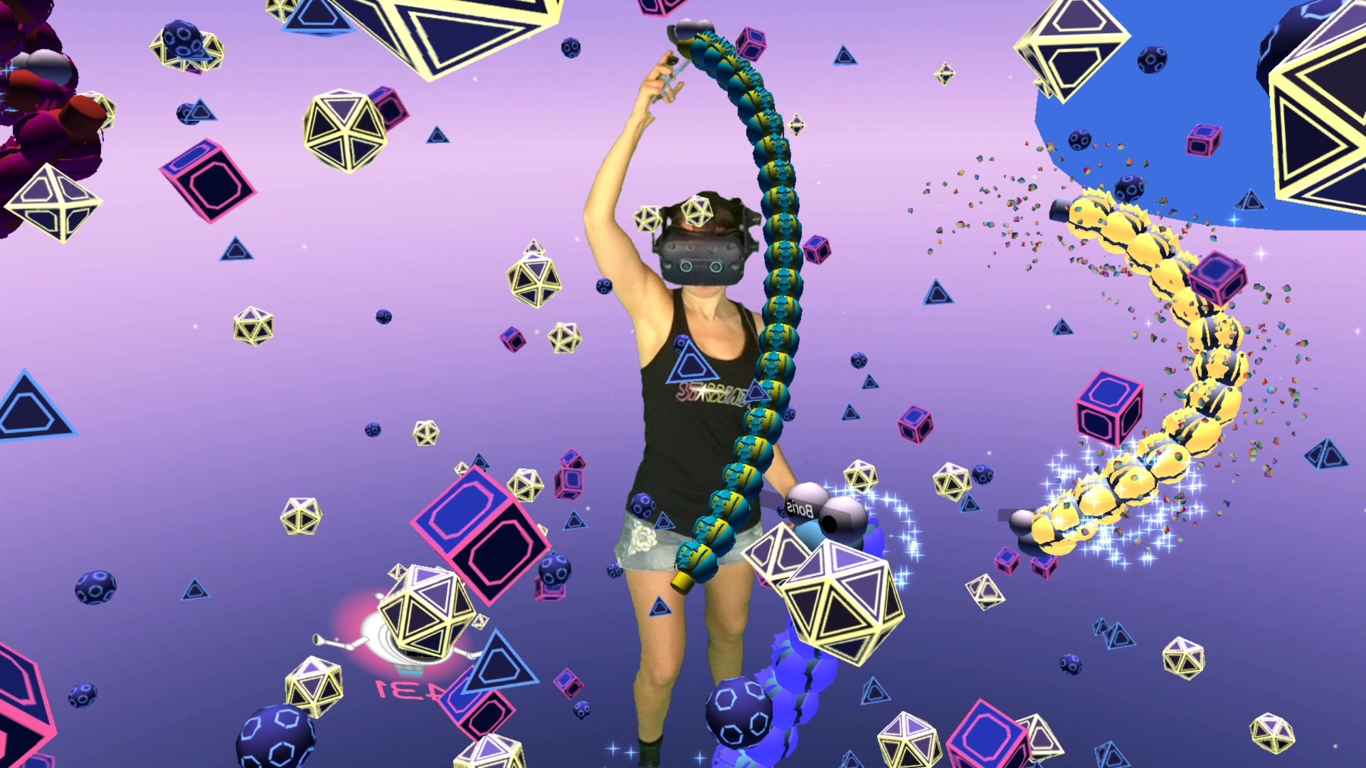 Oculus Quest 游戏《VR贪吃蛇》Space Slurpies Space Slurpies Oculus Meta Quest VR Games