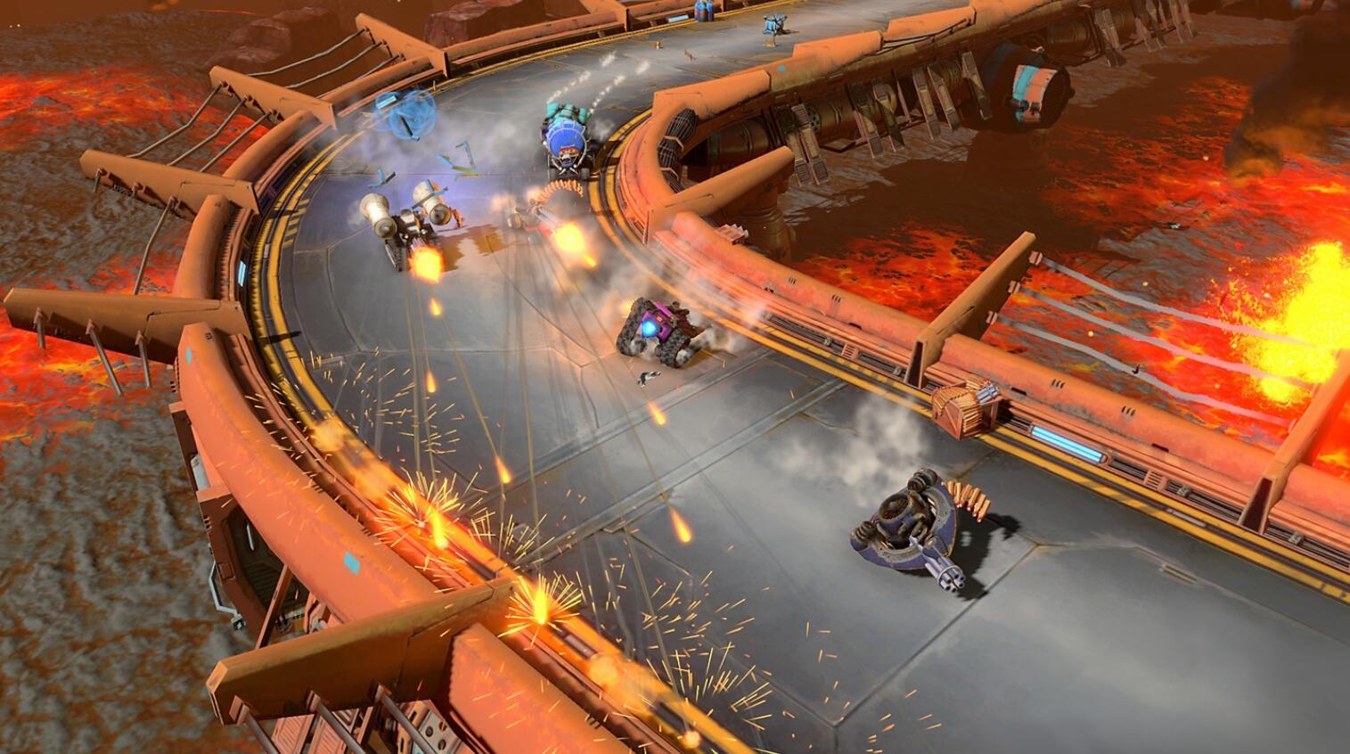 Meta Quest 游戏《火焰冲刺:星轨》BlazeRush: Star Track VR Blaze Rush Oculus Meta Quest VR Games