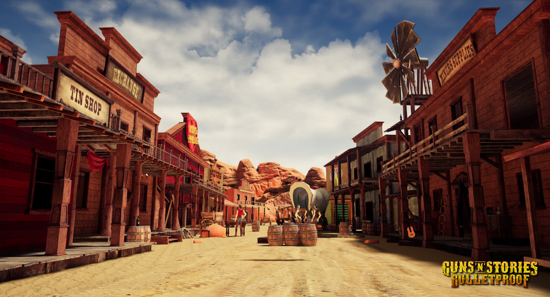 Oculus Quest 游戏《枪炮的故事》Guns n Stories: Bulletproof VR Guns n Stories - Bulletproof VR Oculus Meta Quest VR Games