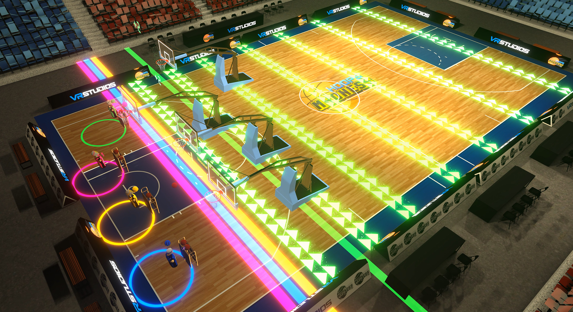 Oculus Quest 游戏《疯狂灌篮》Hoops Madness Hoops Madness Oculus Meta Quest VR Games