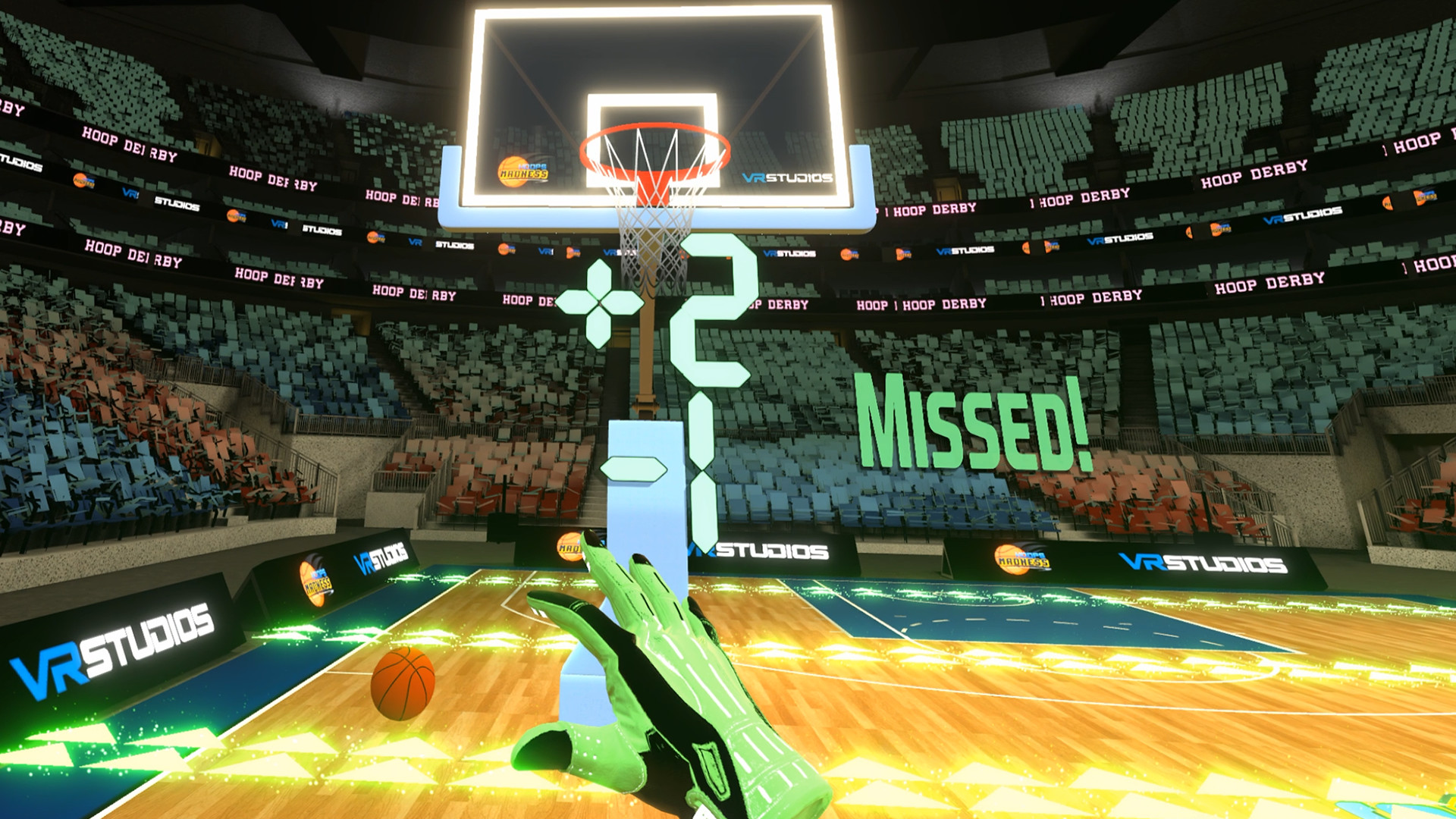 Oculus Quest 游戏《疯狂灌篮》Hoops Madness Hoops Madness Oculus Meta Quest VR Games