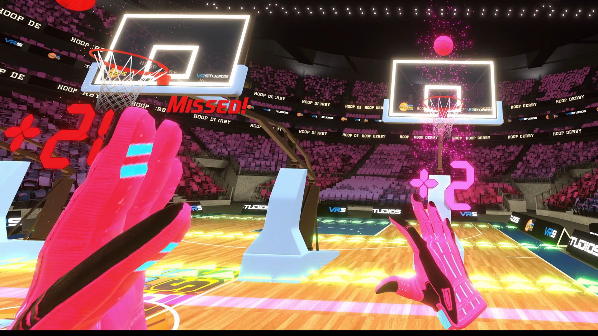 Oculus Quest 游戏《疯狂灌篮》Hoops Madness Hoops Madness Oculus Meta Quest VR Games