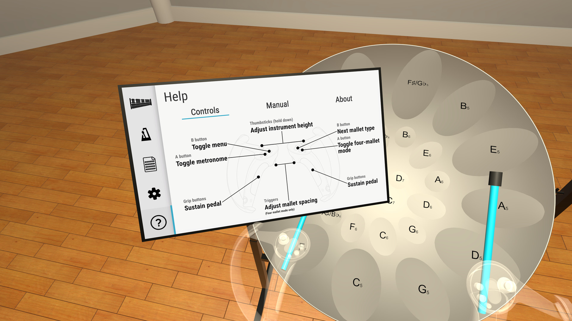 Oculus Quest 游戏《声乐 VR》Percussive VR Percussive VR Oculus Meta Quest Games