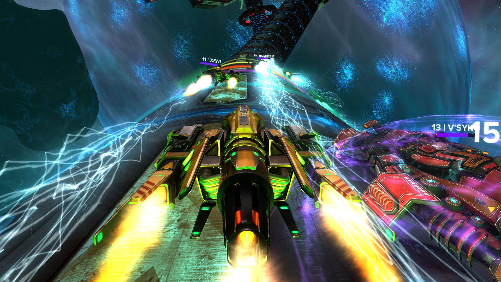 Oculus Quest 游戏《管道赛车》Radial-G: Proteus – VR科幻风格 Radial-G - Proteus Oculus Meta Quest VR Games