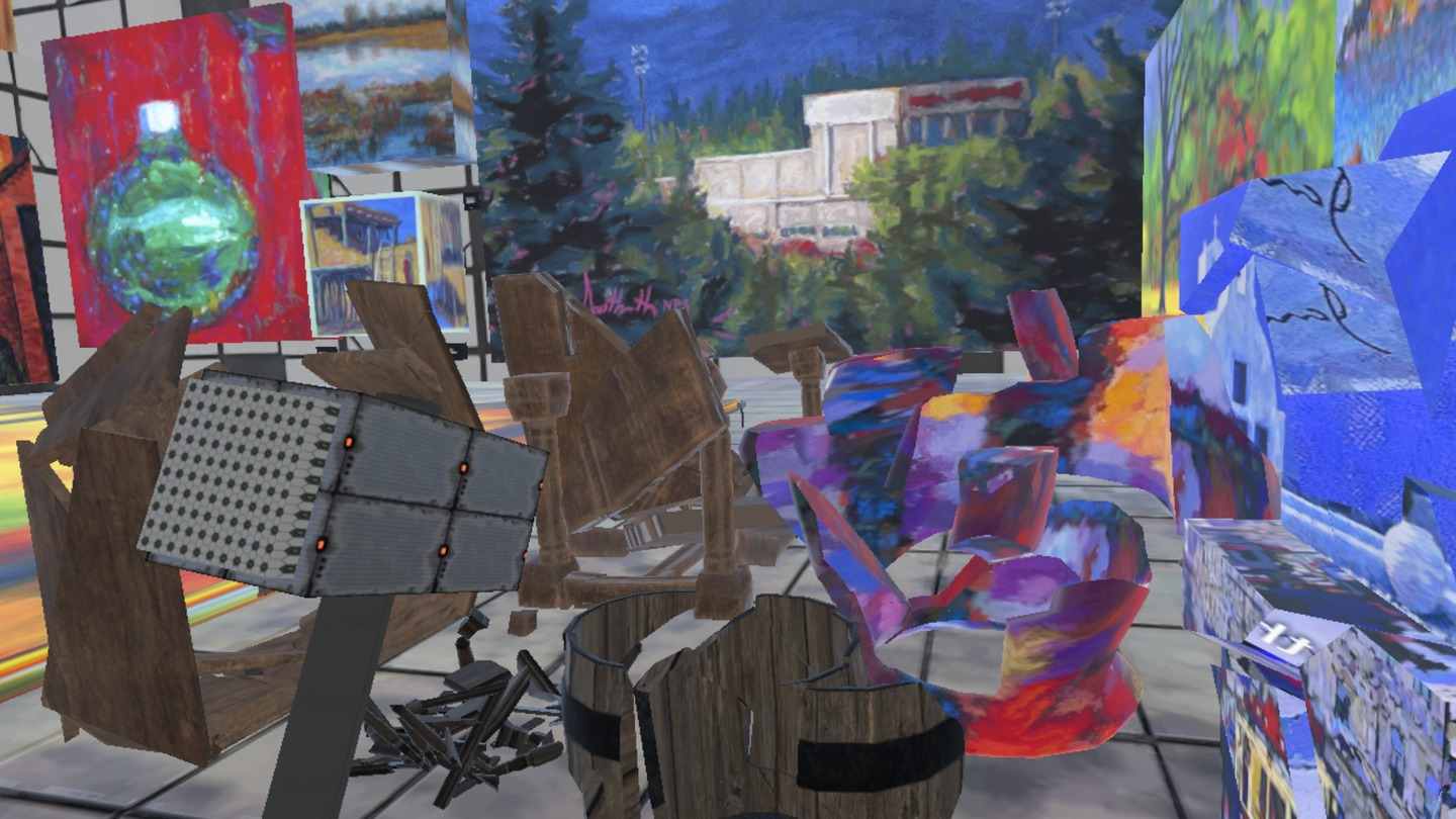 Oculus Quest 游戏《佐苏画廊》VR Gallery ZOSU Smash VR Gallery ZOSU Smash Oculus Meta Quest Game