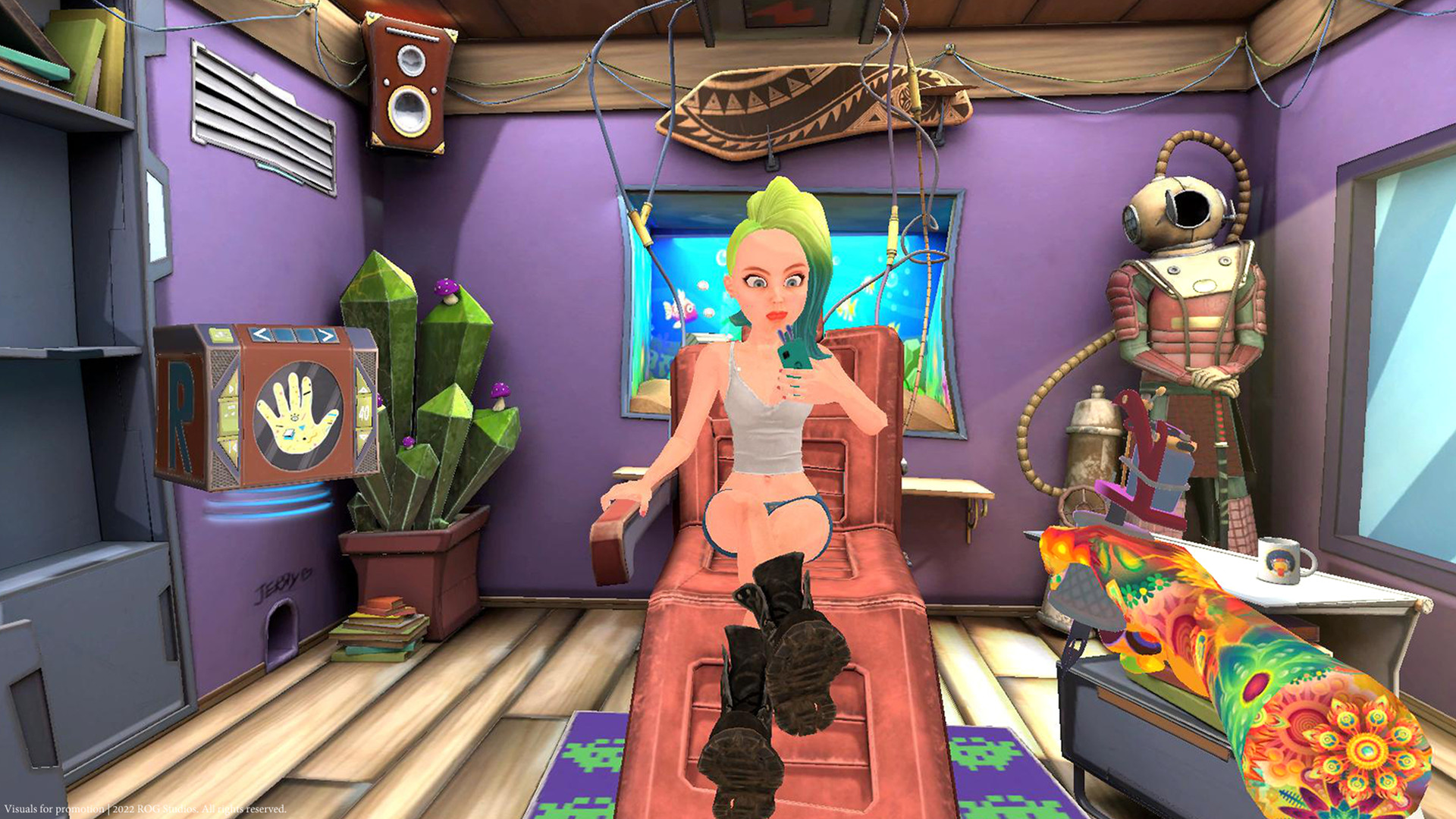 Oculus Quest 游戏《纹身大师》Master of the Tattooverse Master of the Tattooverse Oculus Meta Quest game