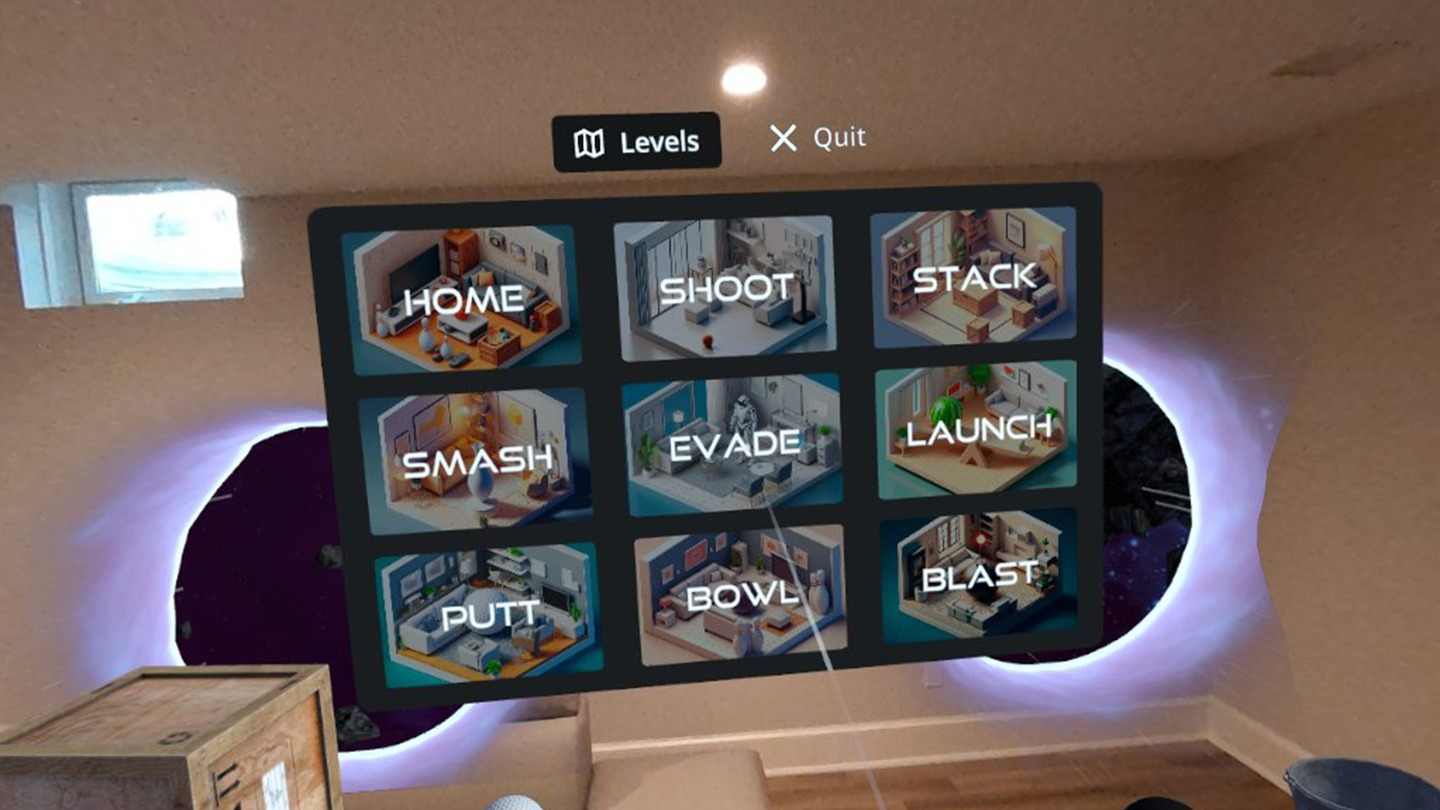 Oculus Quest 游戏《扭曲实验室》 Warp Lab Mixed Reality Warp Lab Mixed Reality Oculus Meta Quest VR Game