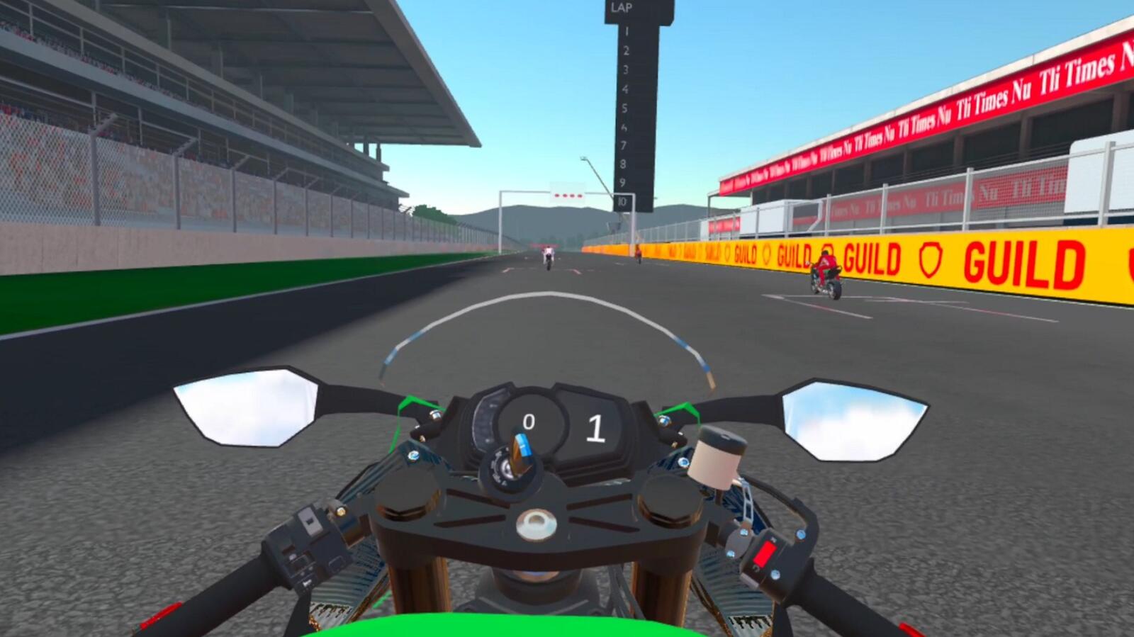 Oculus Quest 游戏《摩托车赛车VR》Motorcycle Racing VR Motorcycle Racing VR Oculus Meta Quest VR Game