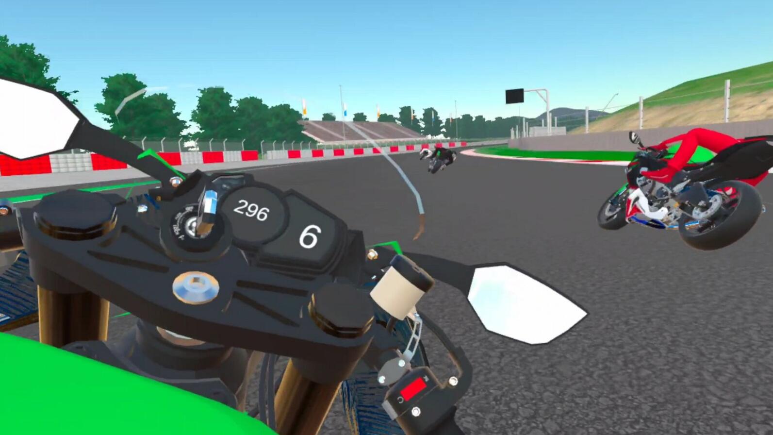 Oculus Quest 游戏《摩托车赛车VR》Motorcycle Racing VR Motorcycle Racing VR Oculus Meta Quest VR Game