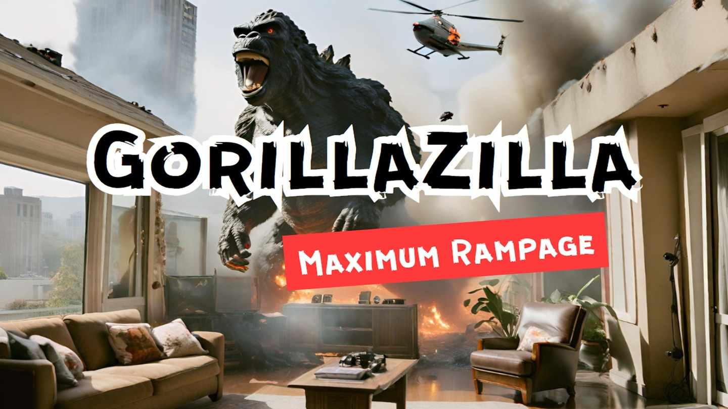 Oculus Quest 游戏《大猩猩齐拉》Gorilla Zilla Gorilla Zilla Oculus Meta Quest VR Game
