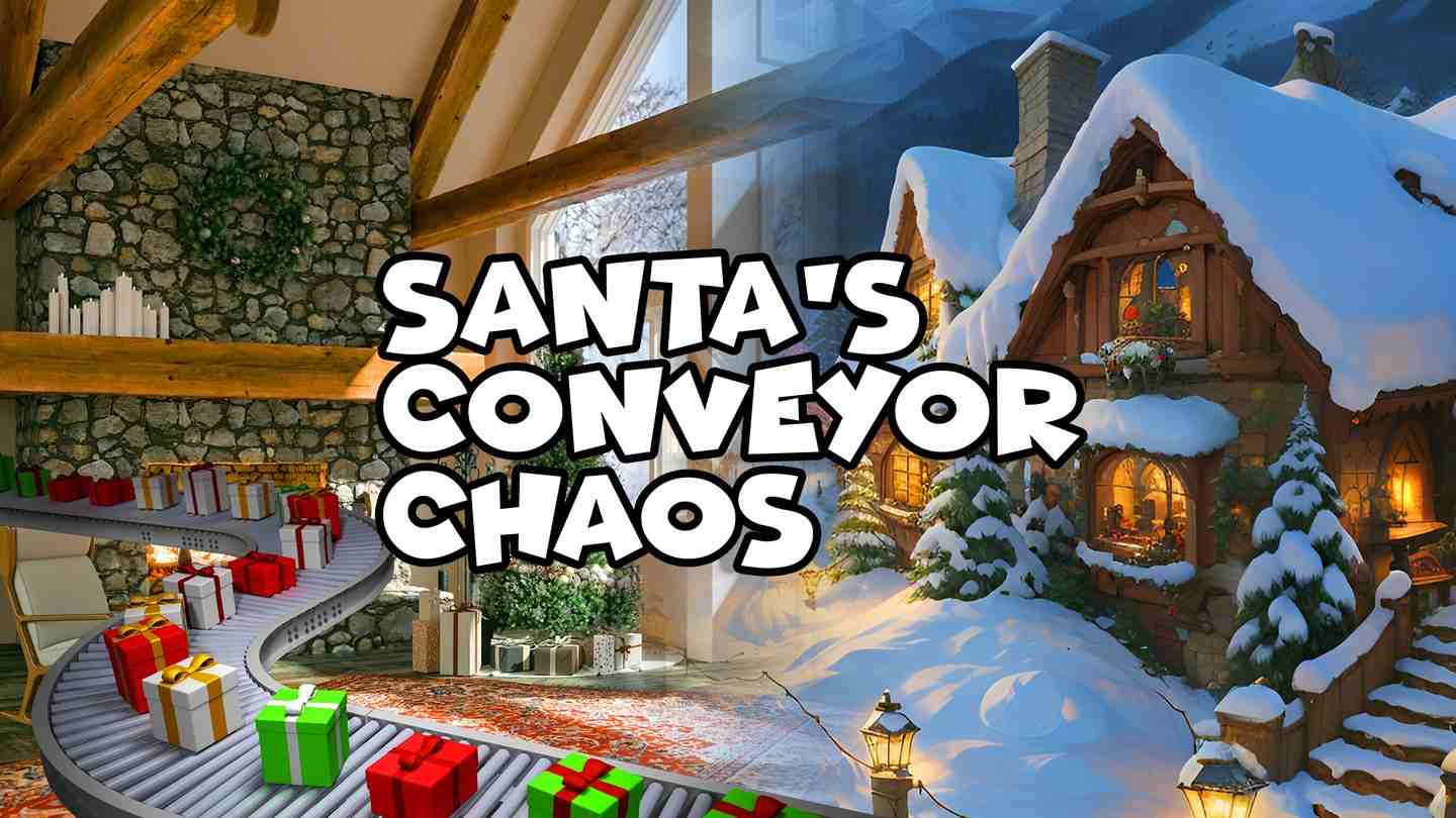 Oculus Quest 游戏《圣诞老人的传送》Santas Conveyor Chaos Santas Conveyor Chaos Oculus Meta Quest VR Game
