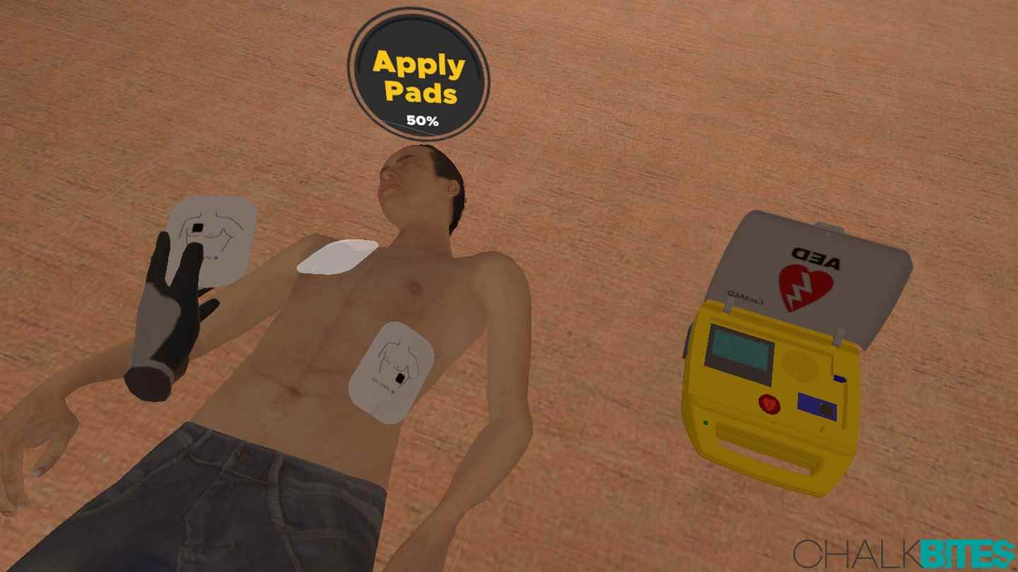 Defibrillator Simulator Oculus Meta Quest Game