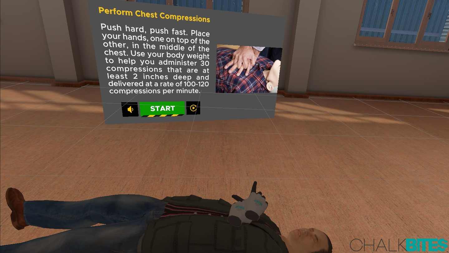 Defibrillator Simulator Oculus Meta Quest Game