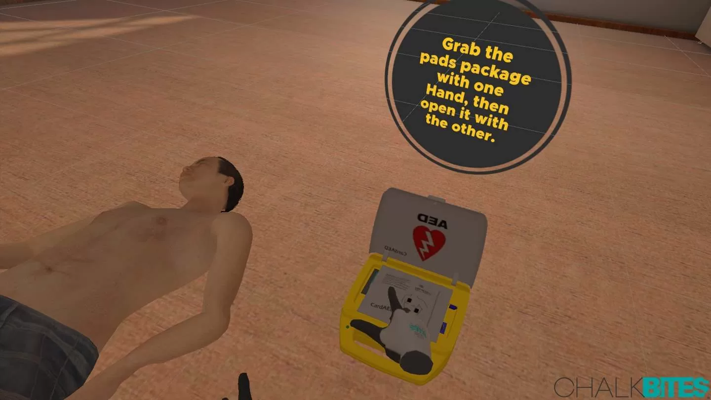 Defibrillator Simulator Oculus Meta Quest Game