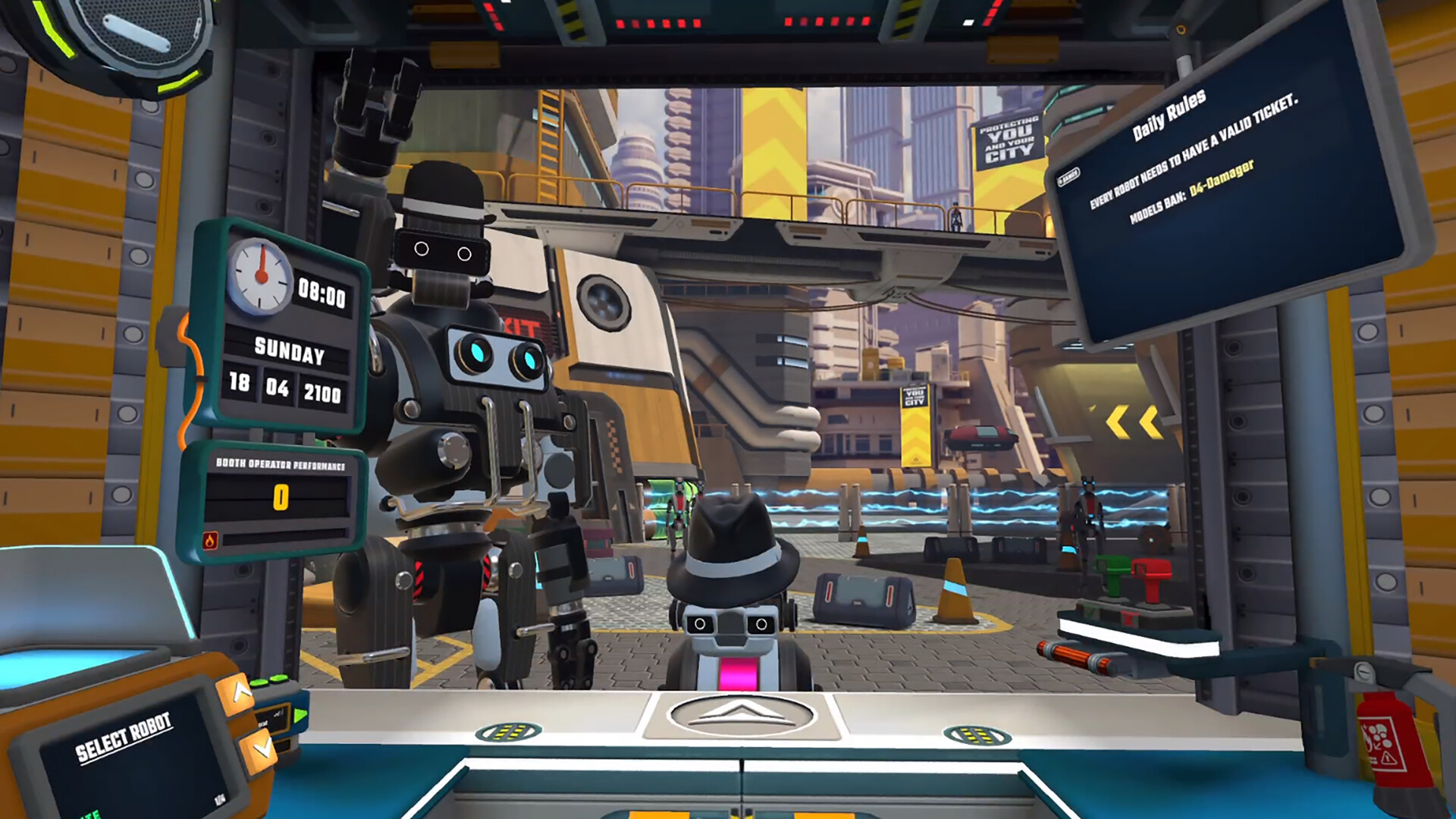 Border Bots VR Oculus Meta Quest Game