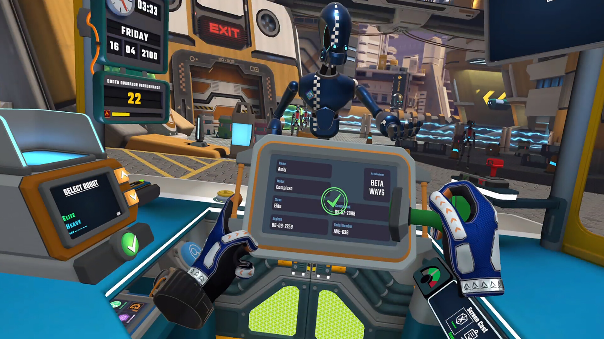 Border Bots VR Oculus Meta Quest Game