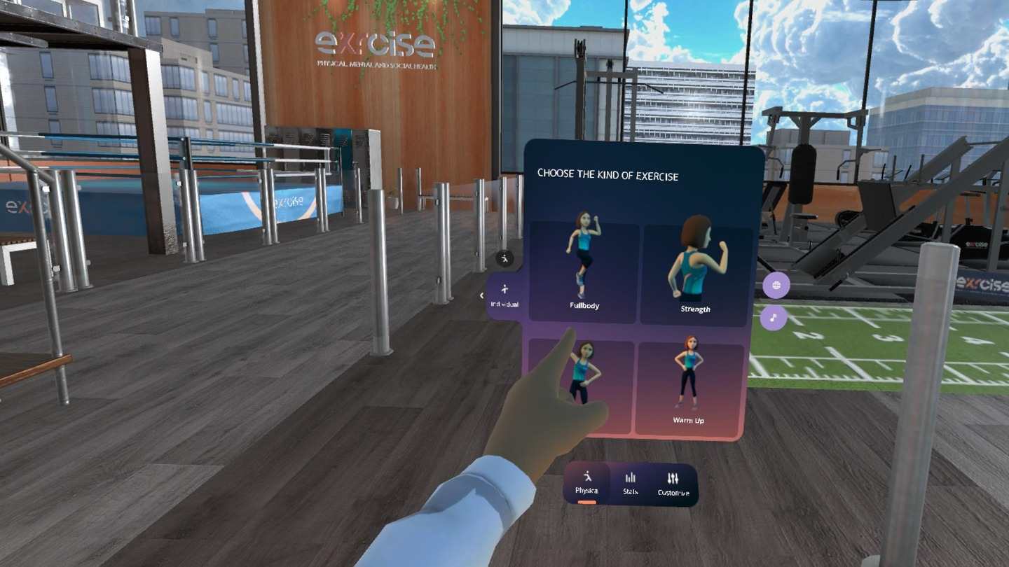 eXRcise – Move your body Oculus Meta Quest VR Game