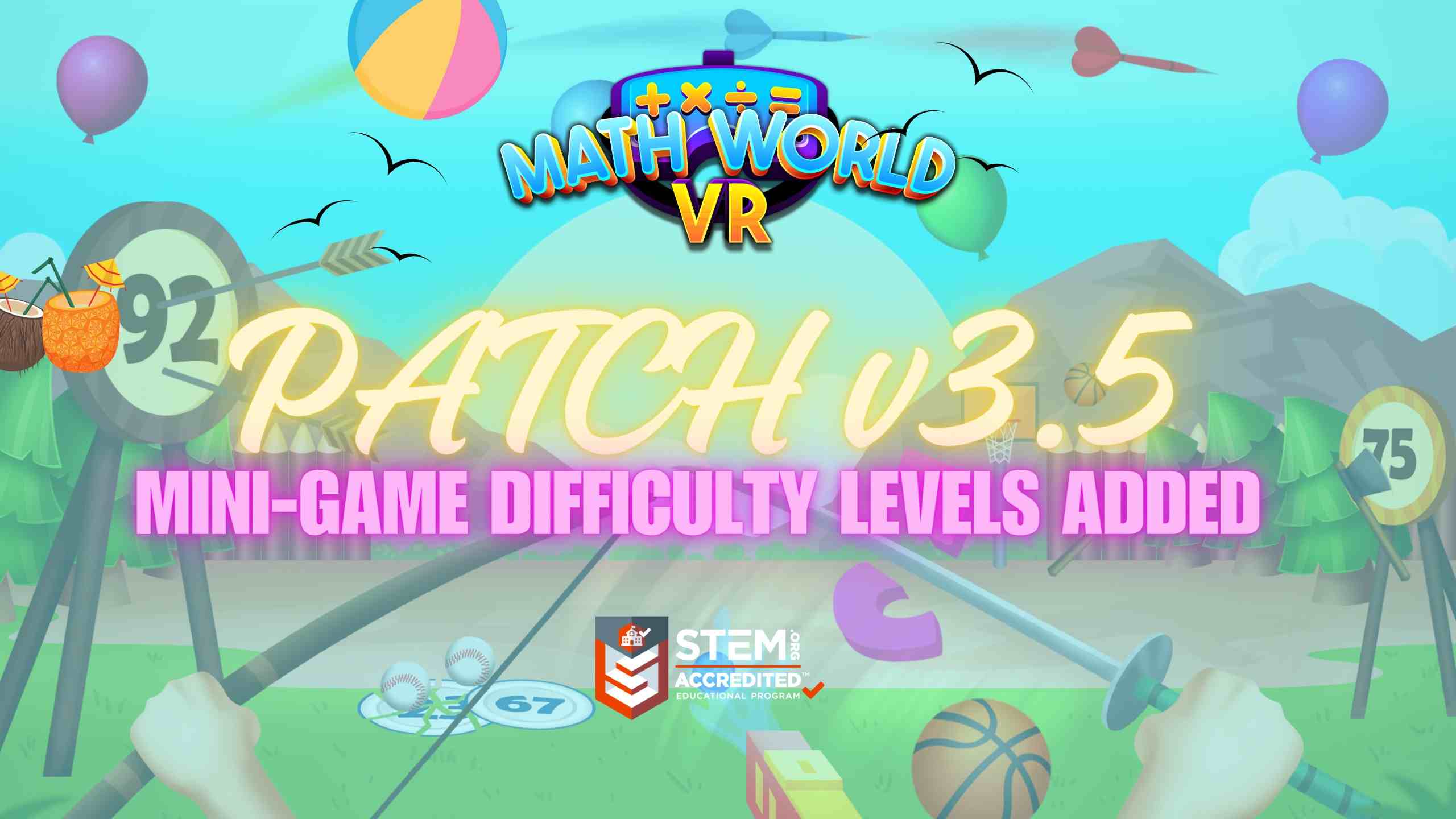 Math World VR Oculus Meta Quest Game
