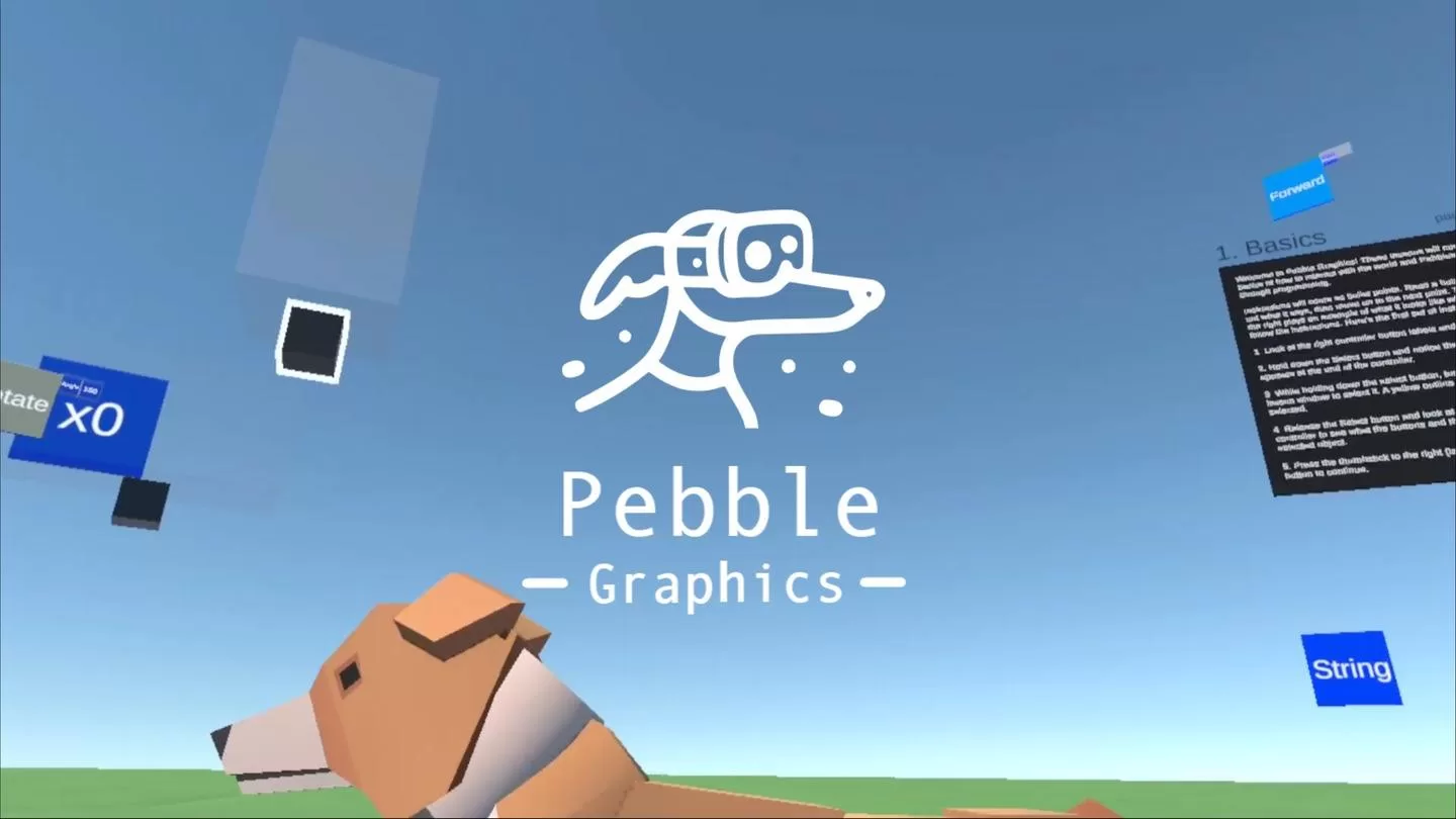 Pebble graphics Oculus Meta Quest VR App